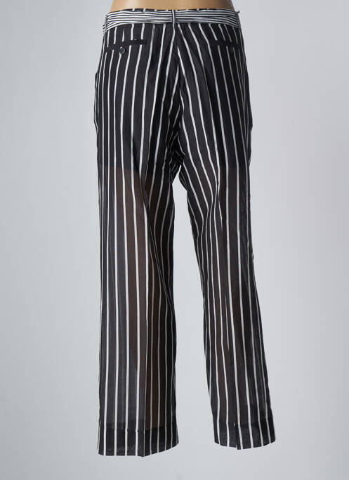 Pantalon drept țesătură poplin mărime normală negru TWINSET femme