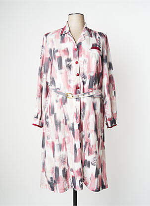 Rochie midi roz JSW PARIS femeie