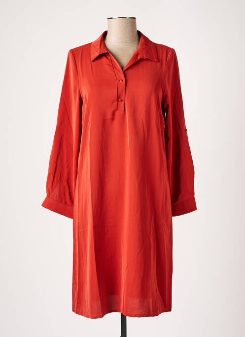 Rochie midi portocaliu AKOZ DE TOI femeie