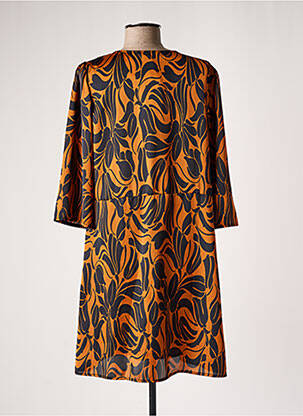 Rochie scurtă mâneci 3/4 mâneci 3/4 maro RUE DES ABBESSES femeie