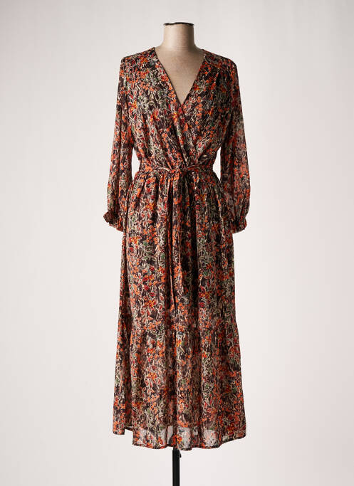 Rochie lungă maro LILI & LALA femeie