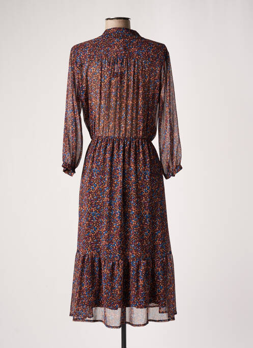 Rochie midi maro RUE DES ABBESSES femeie