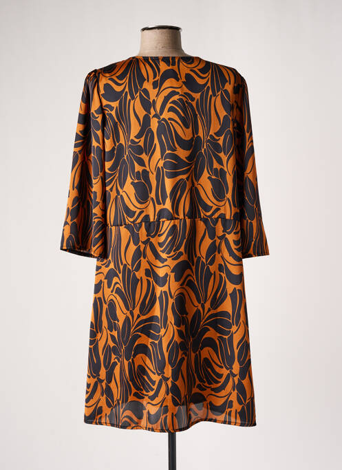 Rochie scurtă maro RUE DES ABBESSES femeie