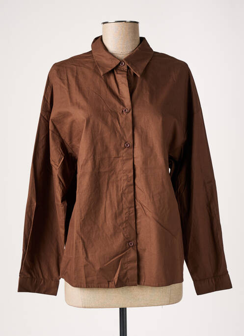 Cămașă maro CERISE BLUE femeie