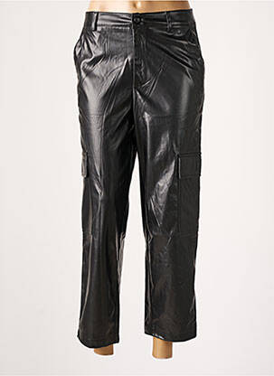 Pantalon 7/8 talie înaltă talie înaltă negru CIMINY femeie