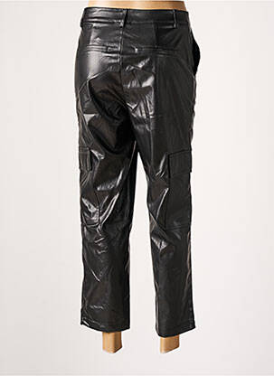 Pantalon 7/8 talie înaltă talie înaltă negru CIMINY femeie
