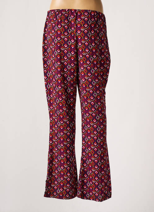 Pantalon evazat violet SEASON femeie