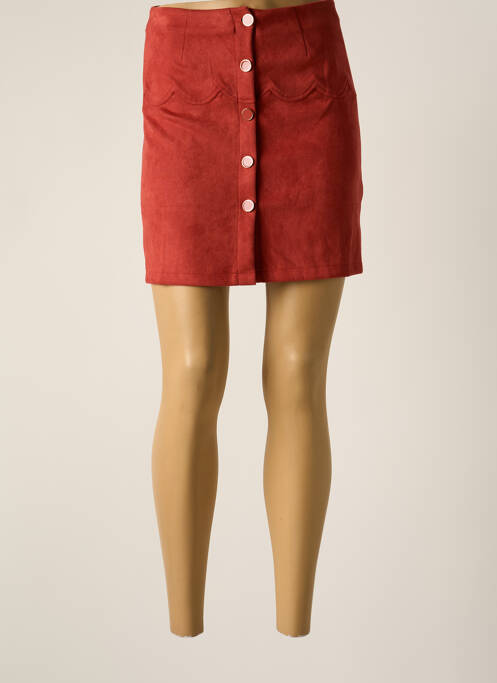 Fustă scurtă portocaliu Y'COO femeie