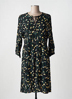 Rochie midi imprimeu floral mâneci lungi negru STREET ONE femeie