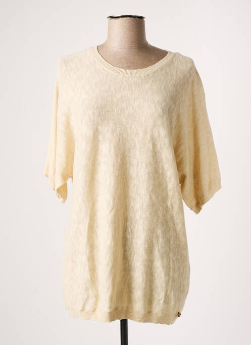 Pulover tunică bej YEST femeie