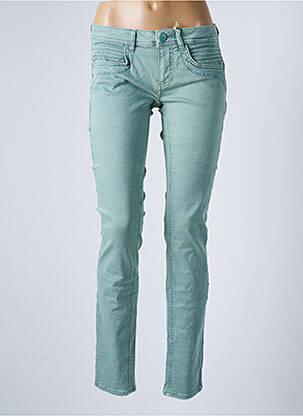 Pantalon slim verde STREET ONE femeie