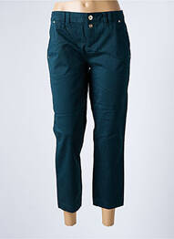 Pantalon chino țesătură poplin mărime normală verde STREET ONE femeie