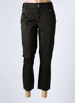 Pantalon 7/8 elasticitate mărime normală verde STREET ONE femeie