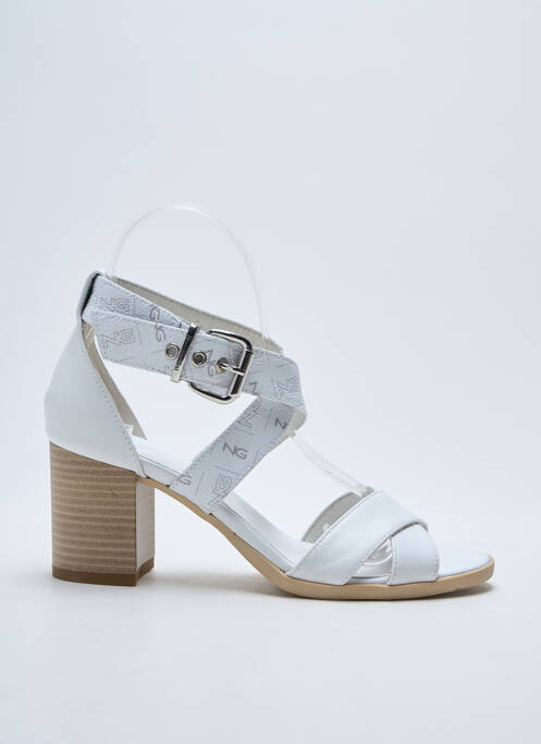 Sandale/Pantofi decupați alb NERO GIARDINI femeie