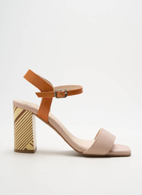 Sandale/Pantofi decupați bej LODI femeie