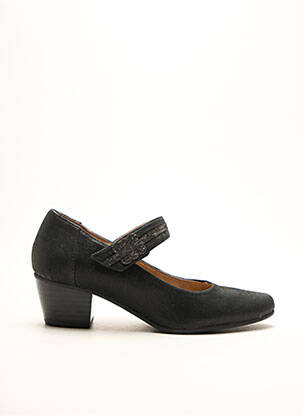 Pantofi cu toc cubanez toc de 4 la 6 cm negru FUGITIVE BY FRANCESCO ROSSI femeie