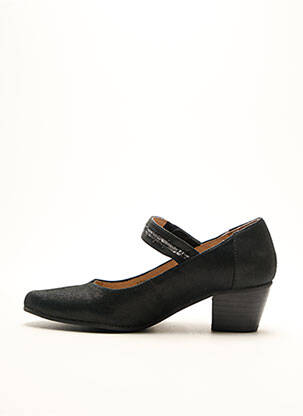 Pantofi cu toc cubanez toc de 4 la 6 cm negru FUGITIVE BY FRANCESCO ROSSI femeie