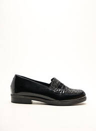 Mocasini vârf rotund toc plat până la 3 cm negru REMONTE femme