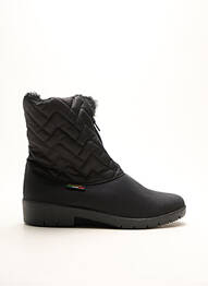 Botine/ghete umplută toc plat până la 3 cm negru SAMITEX femme