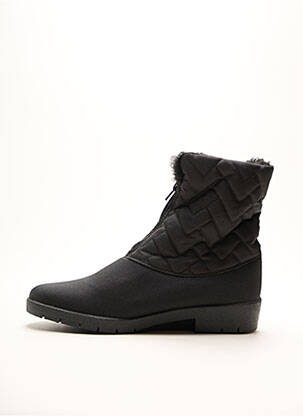 Botine/ghete umplută toc plat până la 3 cm negru SAMITEX femeie