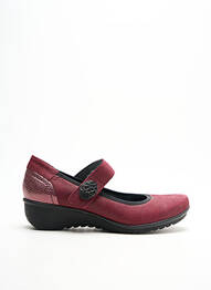 Balerine închidere cu arici toc plat până la 3 cm violet GEO-REINO femme