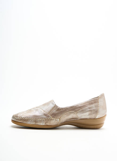 Mocasini bej GEO-REINO femeie