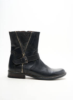 Botine/ghete închidere cu fermoar toc plat până la 3 cm negru BELLAMY femeie