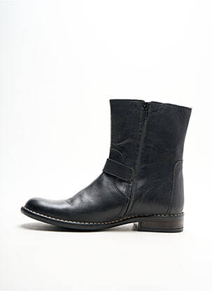 Botine/ghete închidere cu fermoar toc plat până la 3 cm negru BELLAMY femeie