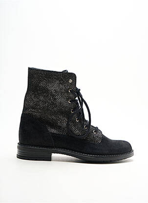 Botine/ghete toc mic toc plat până la 3 cm negru BELLAMY femeie