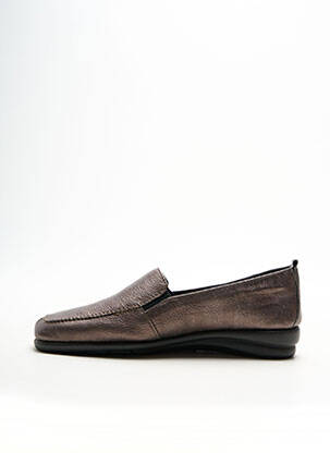 Mocasini material neted toc plat până la 3 cm maro AEROSOLES femeie