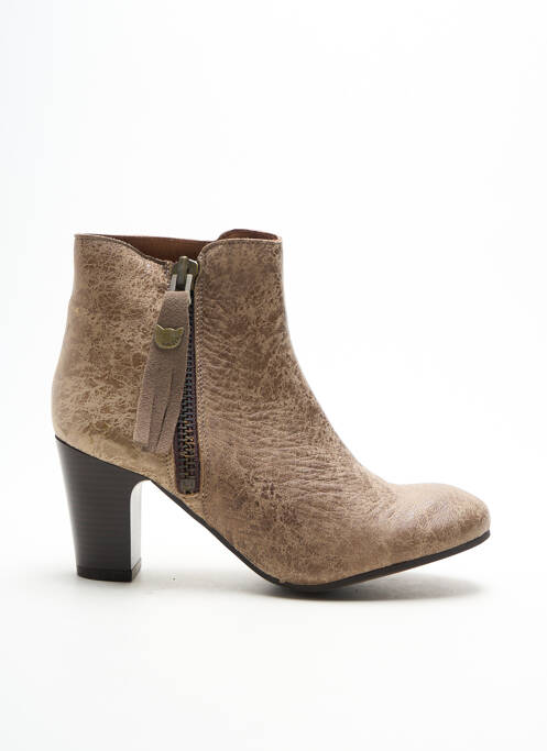 Botine/Ghete bej LOLLIPOPS femeie