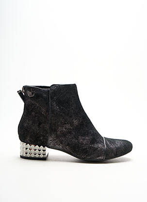 Botine/ghete toc mic toc plat până la 3 cm negru LOLLIPOPS femeie