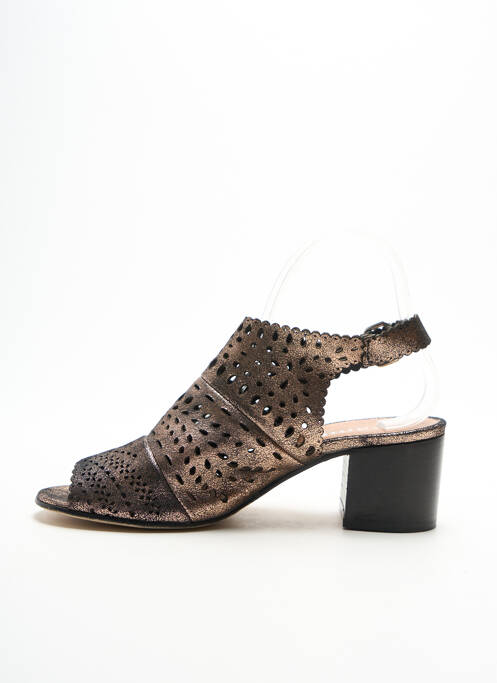 Sandale/Pantofi decupați maro LA ZAMPA femeie