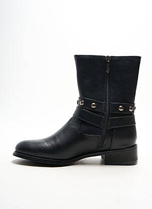 Botine/ghete material neted toc plat până la 3 cm negru LES P'TITES BOMBES femeie