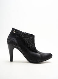 Botine/ghete închidere cu fermoar toc de 7 la 9 cm negru LES P'TITES BOMBES femme