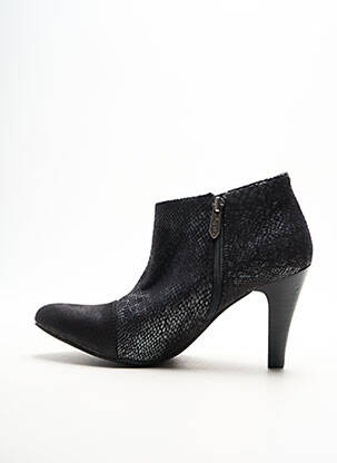 Botine/ghete închidere cu fermoar toc de 7 la 9 cm negru LES P'TITES BOMBES femeie