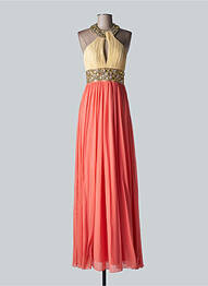 Rochie lungă fără mâneci fără mâneci roz FOREVER UNIQUE femeie