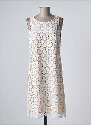 Rochie midi închidere cu fermoar la spate fără mâneci roz ROBE LEGERE BY VERA MONT femme