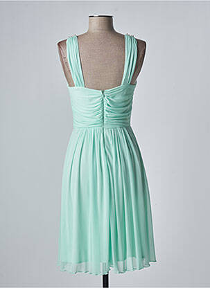 Rochie midi croială fluidă fără mâneci verde FASHION NEW YORK femeie