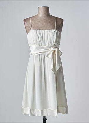 Rochie midi bej FASHION NEW YORK femeie