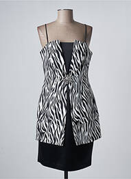 Rochie midi fără mâneci fără mâneci negru MIRALINA femeie