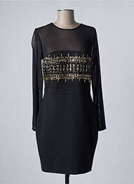 Rochie midi mâneci lungi mâneci lungi negru FOREVER UNIQUE femme