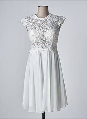 Rochie midi alb FASHION NEW YORK femeie