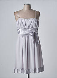 Rochie midi croială fluidă fără mâneci gri FASHION NEW YORK femeie