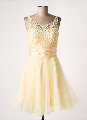 Rochie midi galben CORIZZI femeie