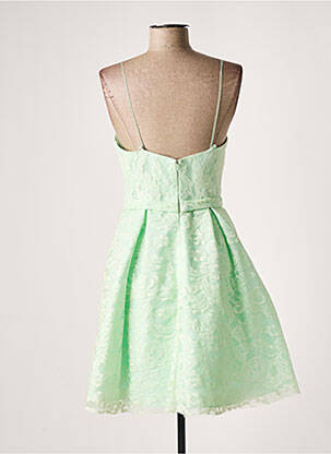 Rochie midi croială fluidă fără mâneci verde FASHION NEW YORK femeie