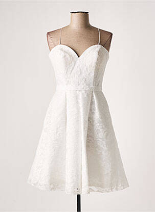 Rochie midi alb FASHION NEW YORK femeie