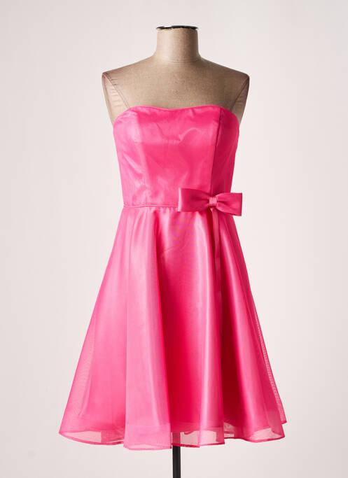 Rochie midi roz FASHION NEW YORK femeie