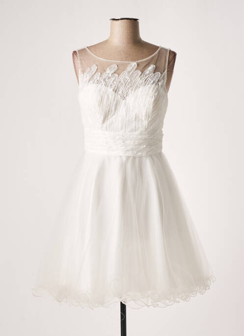 Rochie midi alb FASHION NEW YORK femeie