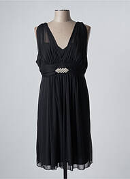 Rochie midi fără mâneci fără mâneci negru FASHION NEW YORK femme